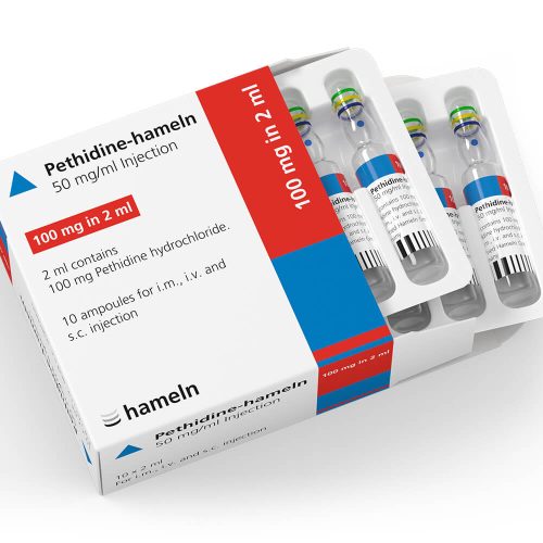Køb Petidin 100 mg/2 ml